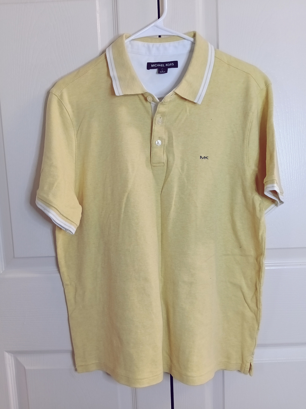 Michael Kors Men’s Yellow Polo Shirt